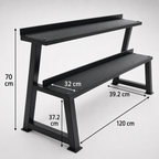 Kettlebell Rack/Regal mit 2 Stufen