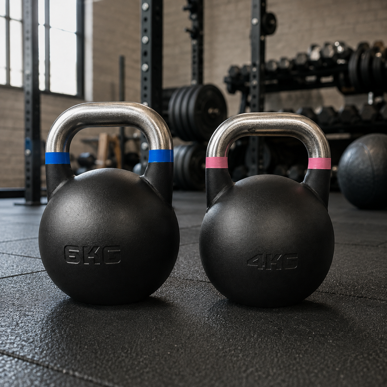 Wettkampf Kettlebell 4&6 kg (33mm Griff)