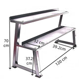 Kettlebell Rack/Regal mit 2 Stufen