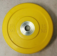 Olympische BUMPER Hantelscheiben 15kg (Paar) gelb